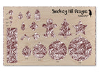 PatternPly® Transparent Maroon and White Swirls product photo 3