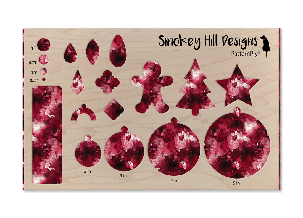 PatternPly® Full Coverage Maroon Watercolor product photo 3