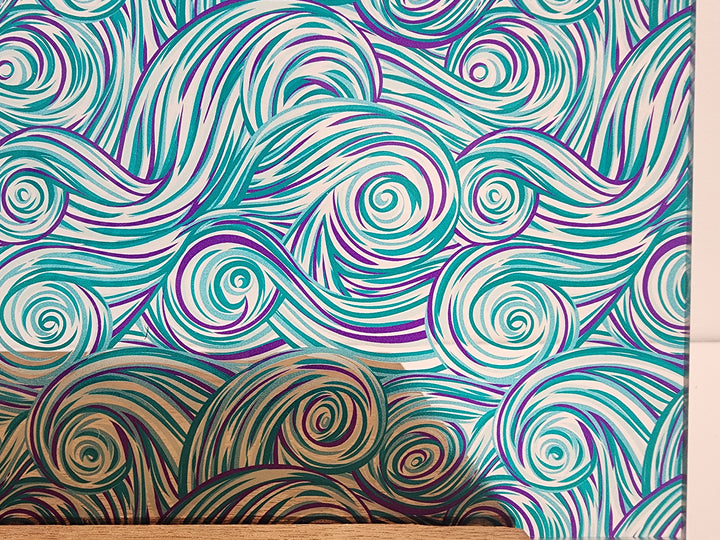 PatternPly® Scattered Mermaid Swirls