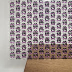 PatternPly® Scattered Messy Bun sheet showing the pattern