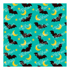 PatternPly® Full Coverage Micro Bats and Moons Cool Tone Trio sheet showing the pattern
