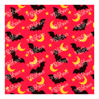 PatternPly® Full Coverage Micro Bats and Moons Warm Tone Trio sheet showing the pattern
