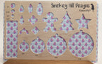 PatternPly® Full Coverage Micro Coquette Floral Bouquet Blue Bows product photo 2
