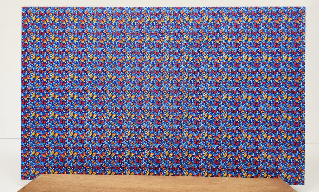 PatternPly® Full Coverage Micro Butterfly Sky Stained Glass product photo 2