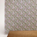PatternPly® Full Coverage Micro Chinoiserie Floral Branches Blue sheet showing the pattern