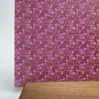 PatternPly® Full Coverage Micro Chinoiserie Floral Branches Pink sheet showing the pattern