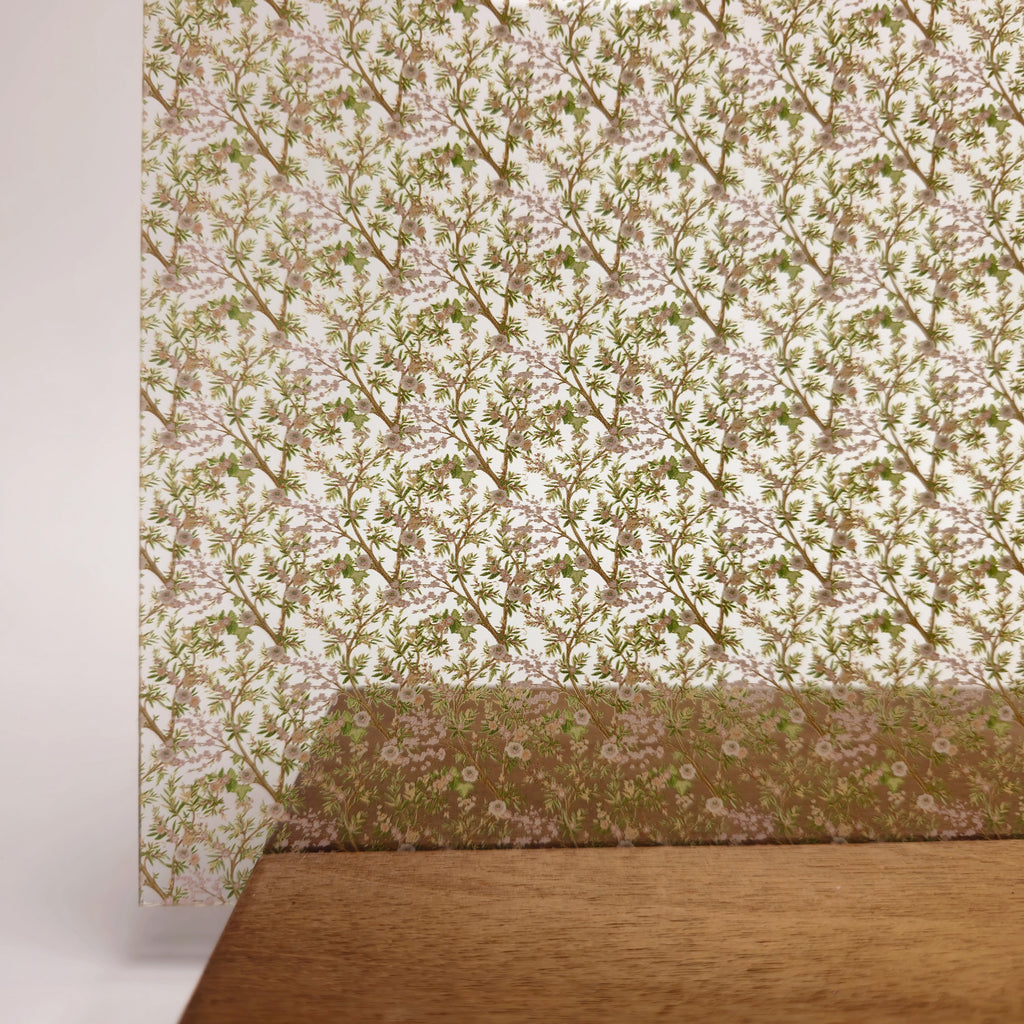 PatternPly® Scattered Micro Chinoiserie Floral Branches sheet showing the pattern