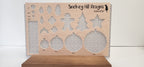 PatternPly® Full Coverage Mini Christmas Cat Pawprints product photo 2