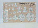 PatternPly® Full Coverage Christmas Stamps on White MICRO product photo 3