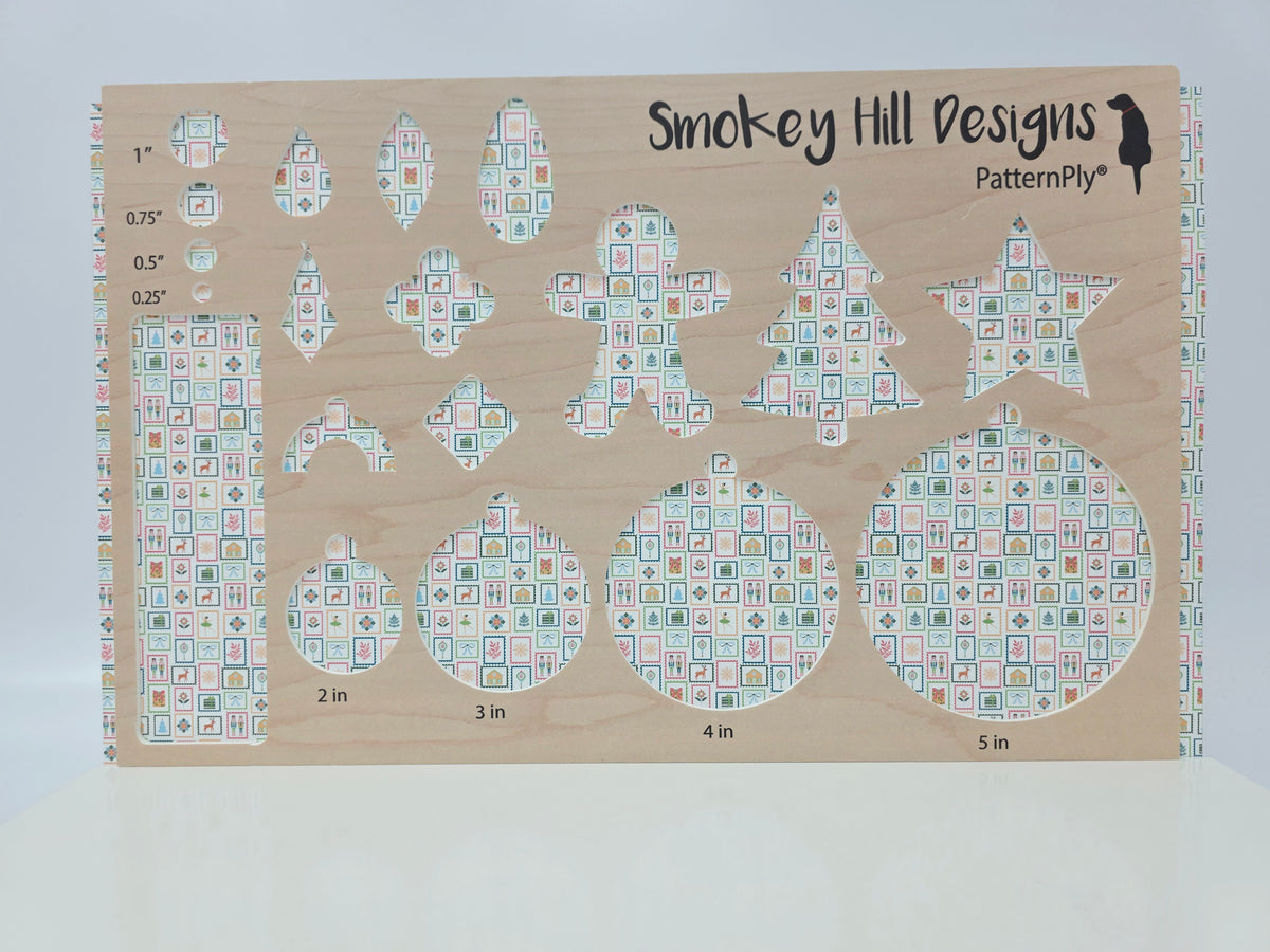 PatternPly® Full Coverage Christmas Stamps on White MICRO product photo 3