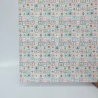 PatternPly® Full Coverage Christmas Stamps on White MICRO sheet showing the pattern