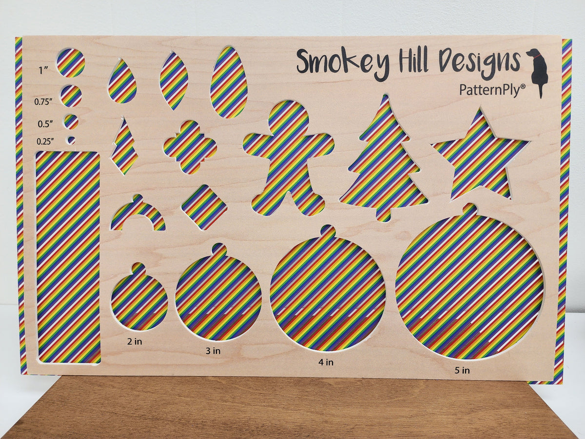 PatternPly® Scattered Mini Diagonal Rainbow Stripes product photo 2