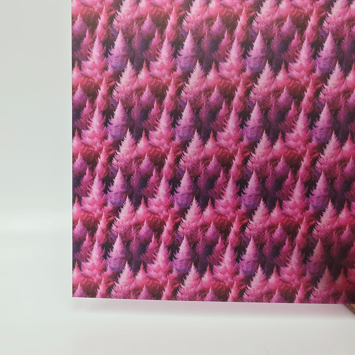 PatternPly® Transparent Micro Feathery Magenta Trees product photo 4