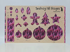 PatternPly® Transparent Micro Feathery Magenta Trees product photo 3