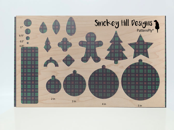 PatternPly® Full Coverage Micro Green and Red Tartan Plaid