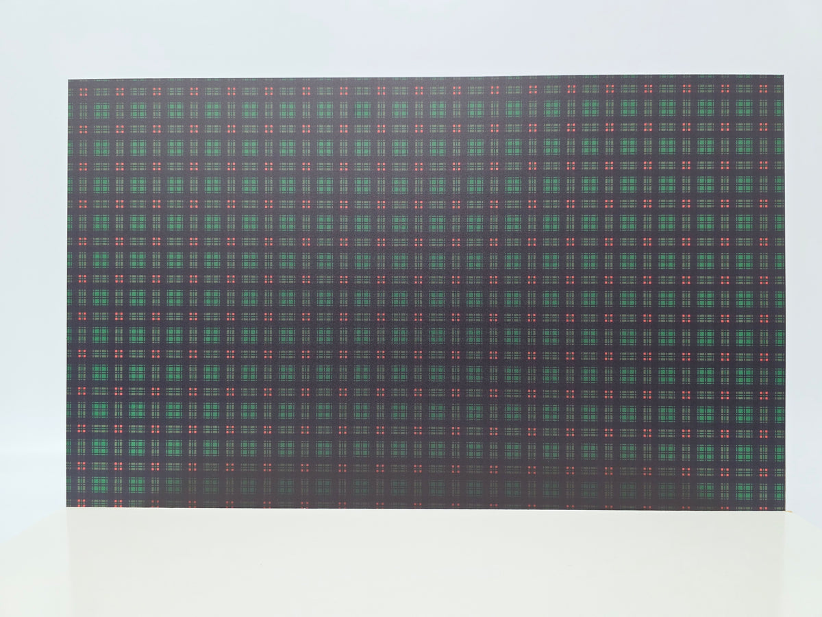 PatternPly® Full Coverage Micro Green and Red Tartan Plaid product photo 2