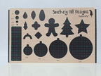 PatternPly® Transparent Micro Green and Red Tartan Plaid product photo 3