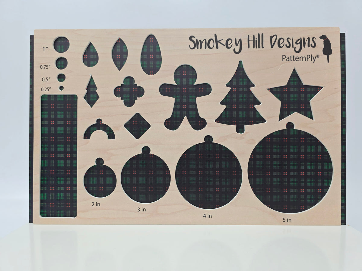 PatternPly® Transparent Micro Green and Red Tartan Plaid product photo 3