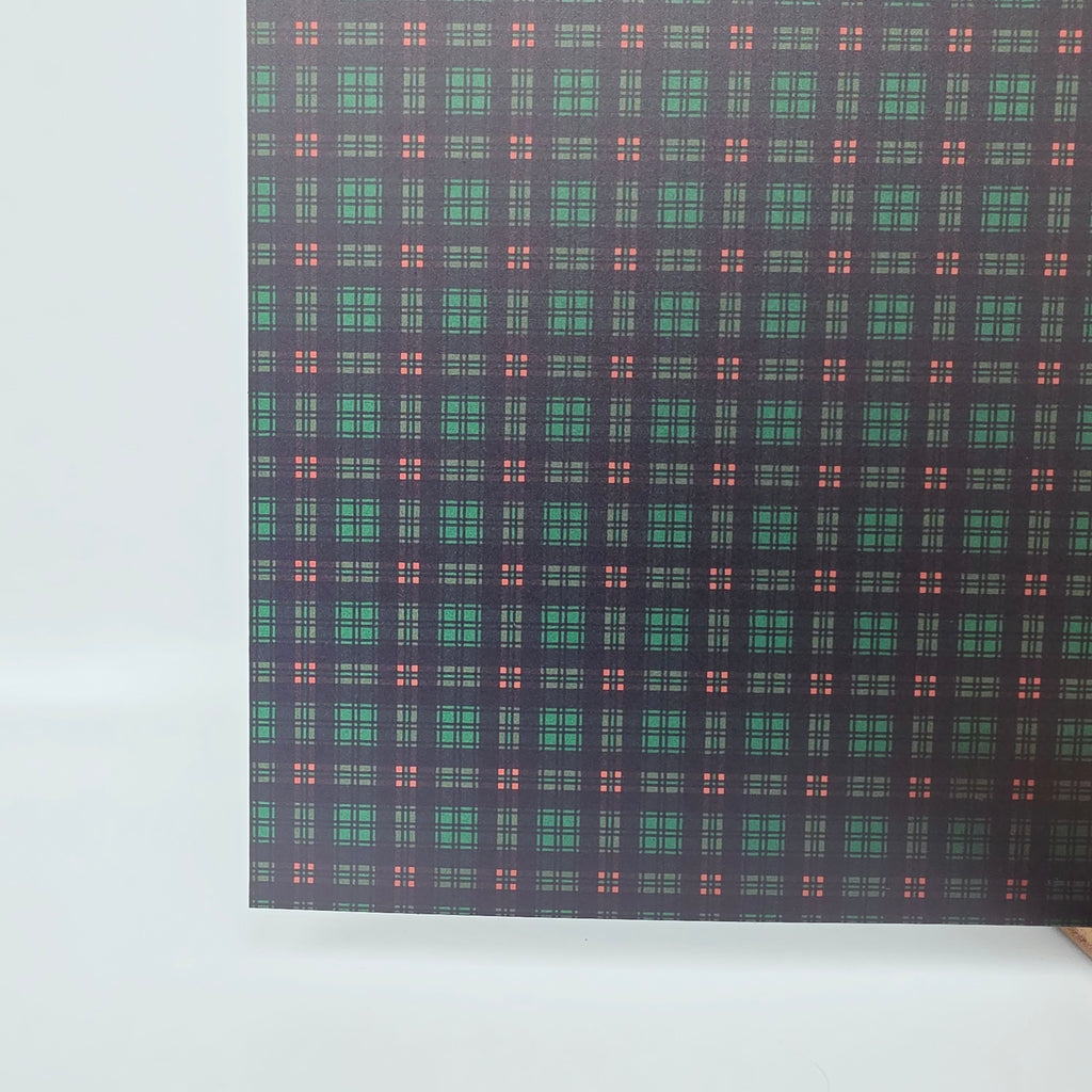 PatternPly® Transparent Micro Green and Red Tartan Plaid product photo 4