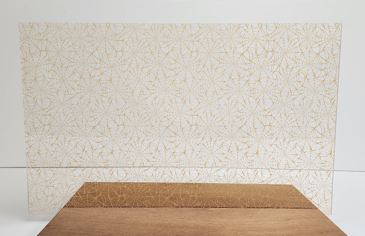 PatternPly® Scattered Light Orange Spiderwebs Mini product photo 3