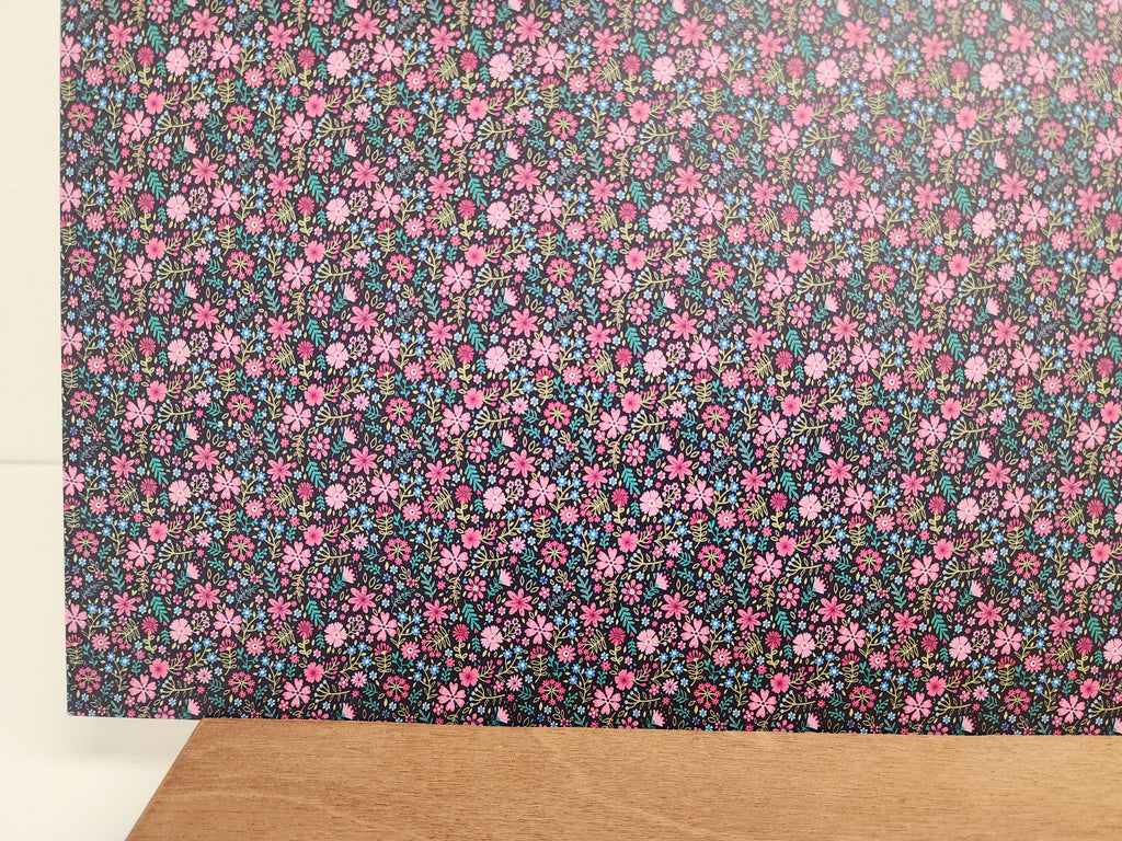 PatternPly® Full Coverage Micro Micro Floral sheet showing the pattern