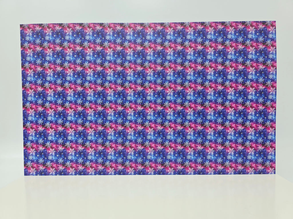 PatternPly® Full Coverage Northern Lights Snowflakes MICRO product photo 2
