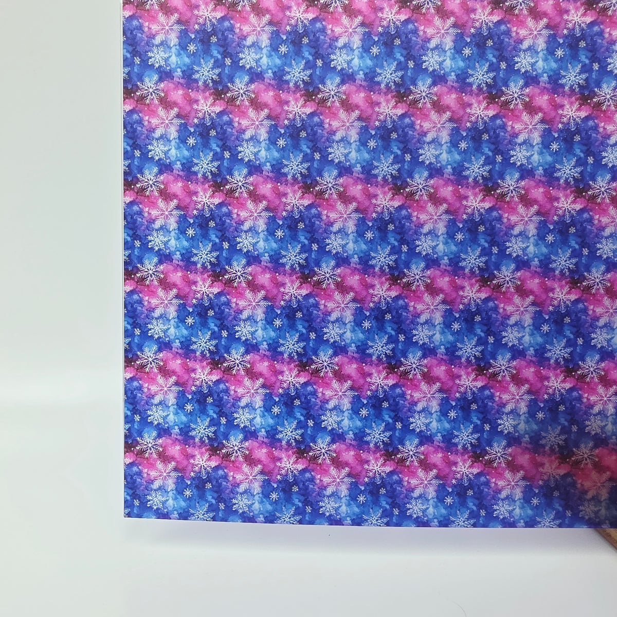 PatternPly® Transparent Micro Northern Lights Snowflakes product photo 4