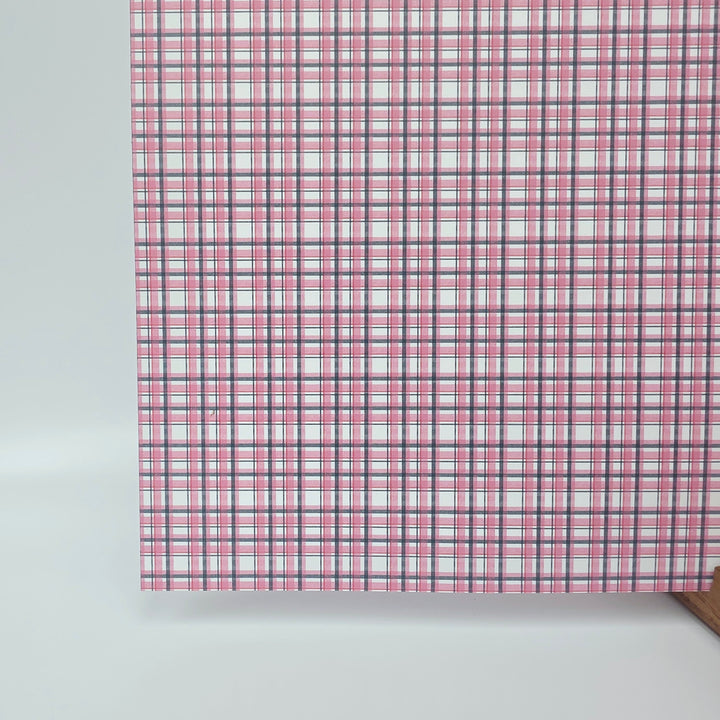 PatternPly® Full Coverage Pink and Green Plaid MICRO