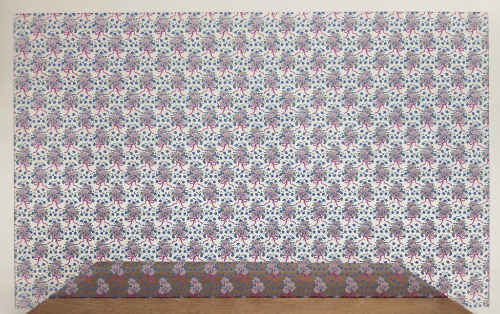 PatternPly® Scattered Micro Coquette Floral Bouquet Pink Bows product photo 3