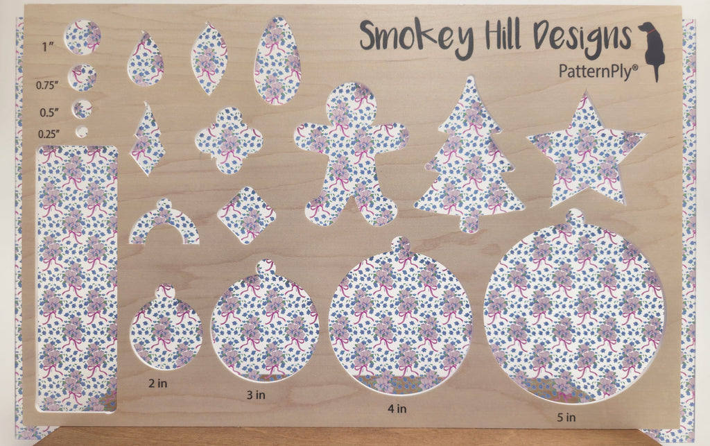 PatternPly® Scattered Micro Coquette Floral Bouquet Pink Bows product photo 2