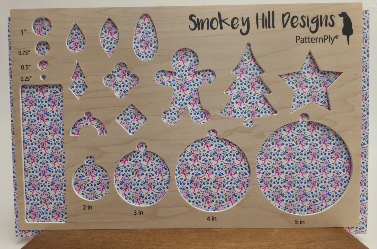 PatternPly® Full Coverage Micro Coquette Floral Bouquet Pink Bows product photo 2