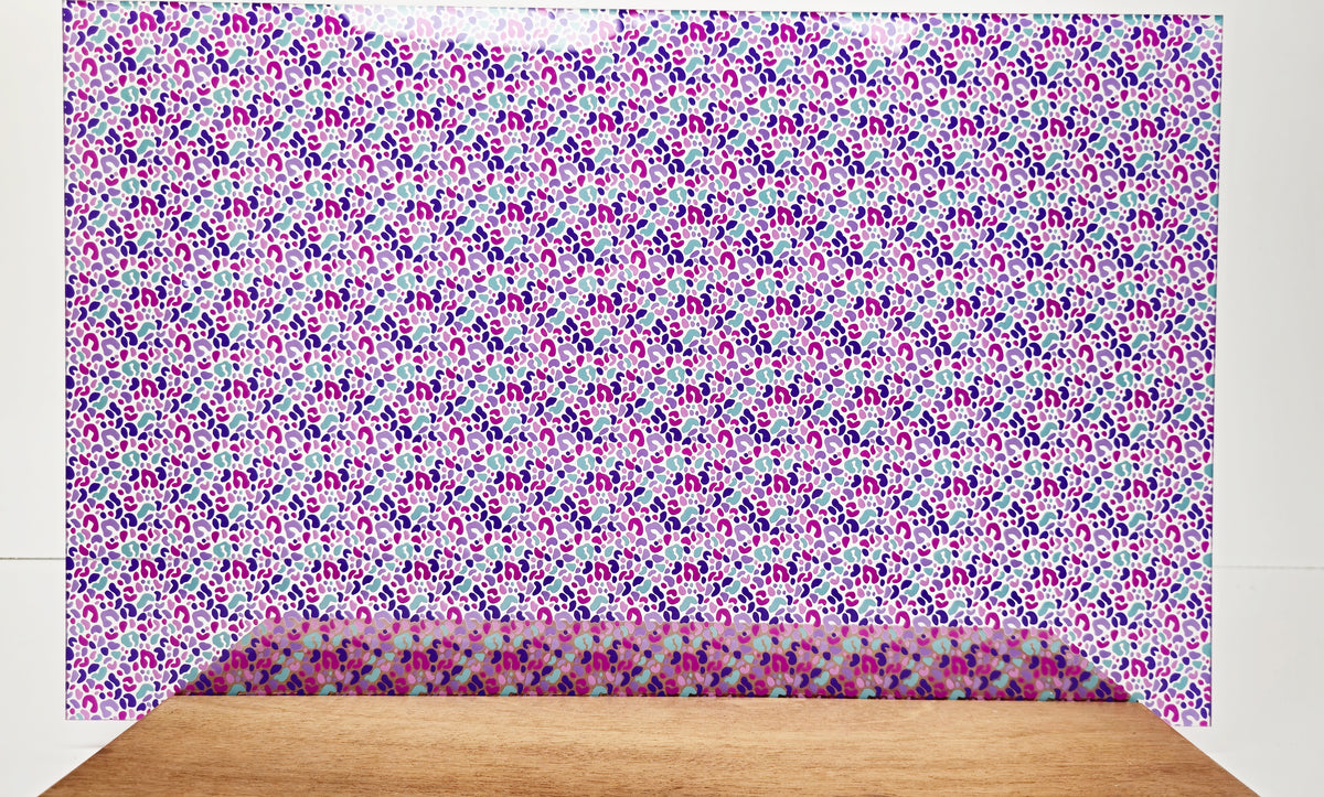 PatternPly® Scattered Micro Pink Purple and Teal Leopard product photo 2