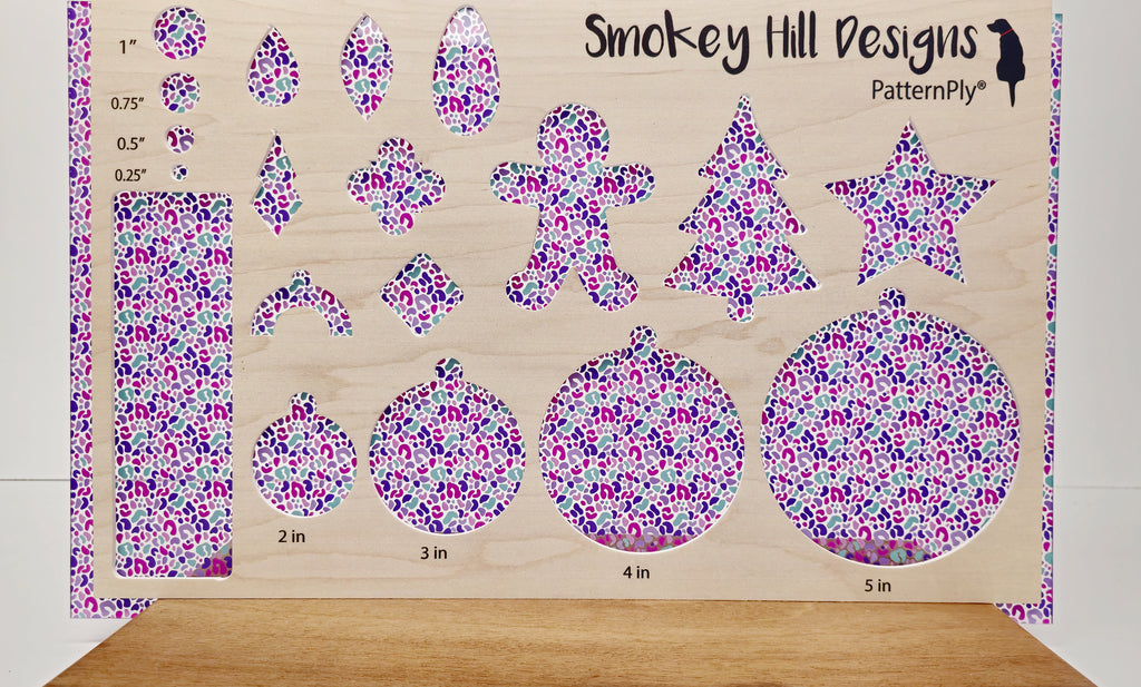 PatternPly® Scattered Micro Pink Purple and Teal Leopard product photo 3