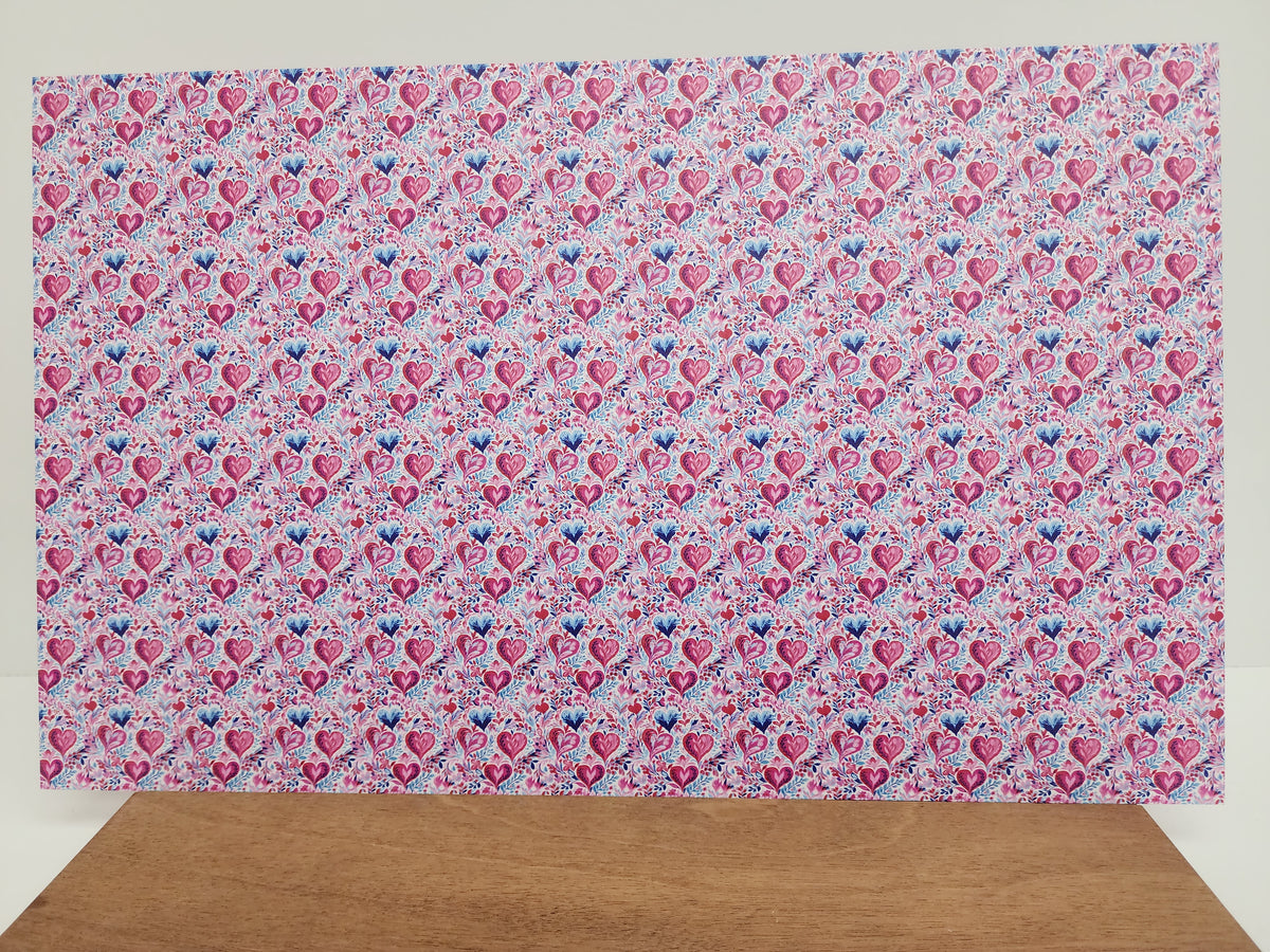 PatternPly® Full Coverage Micro Pink and Teal Hearts product photo 3