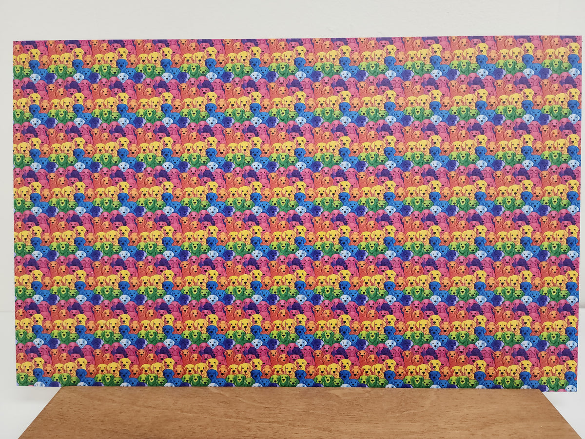 PatternPly® Full Coverage Micro Rainbow Dogs product photo 3