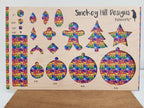 PatternPly® Full Coverage Micro Rainbow Dogs product photo 2