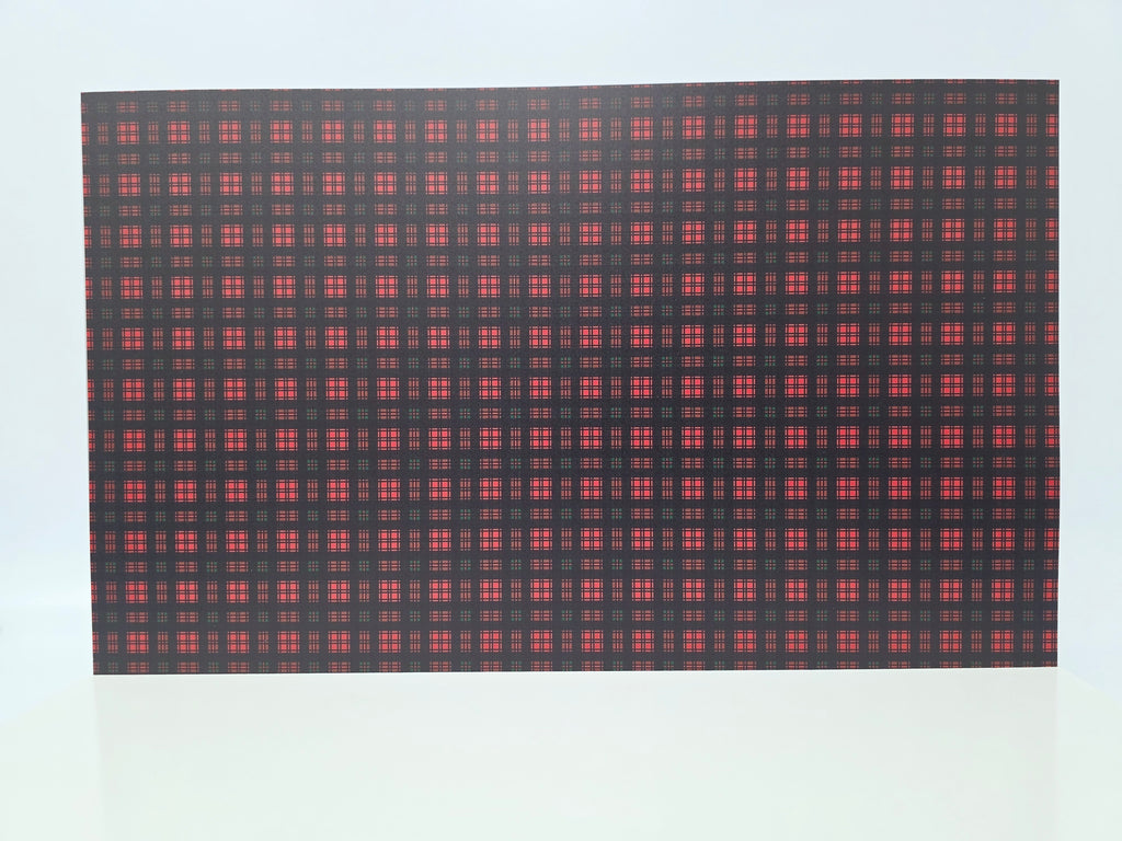 PatternPly® Full Coverage Red and Green Tartan Plaid MICRO product photo 2