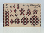 PatternPly® Full Coverage Red and White Poinsettia Micro product photo 3
