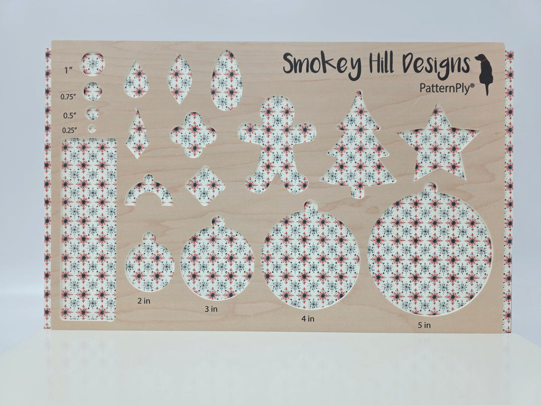 PatternPly® Full Coverage Shabby Snowflakes MICRO