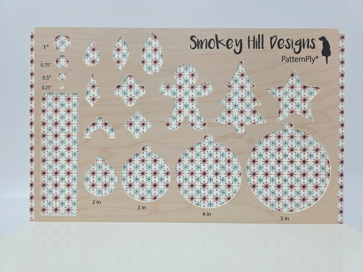 PatternPly® Full Coverage Shabby Snowflakes MICRO