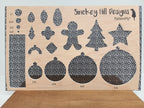 PatternPly® Scattered Micro Shamrocks BLACK product photo 2
