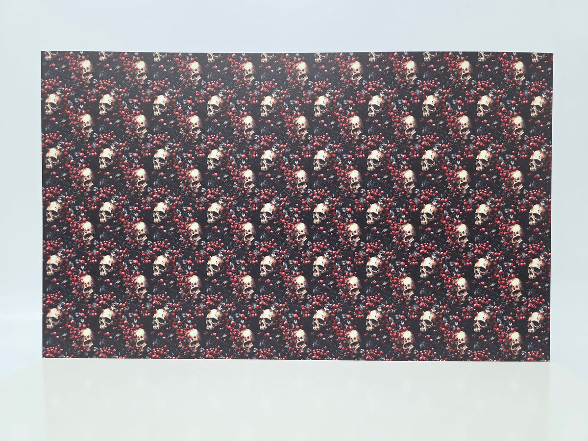 PatternPly® Full Coverage Skulls and Mistletoe product photo 2