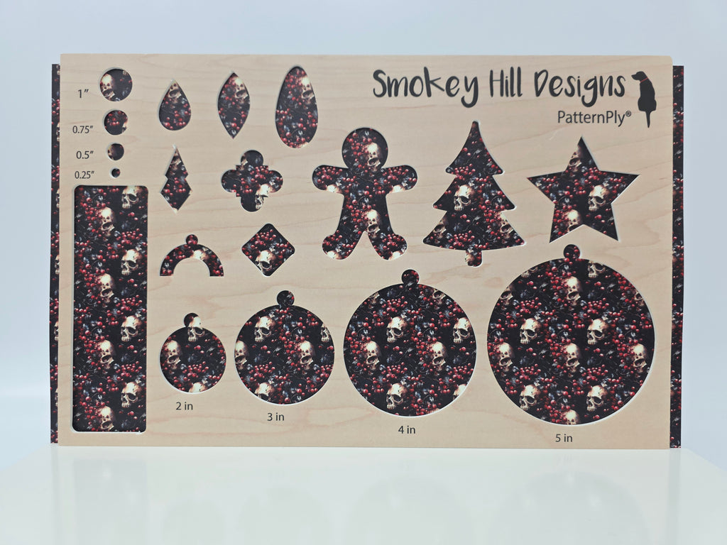 PatternPly® Full Coverage Skulls and Mistletoe product photo 3