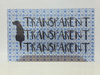 PatternPly® Transparent Chinoiserie Snowflakes MICRO sheet showing the pattern