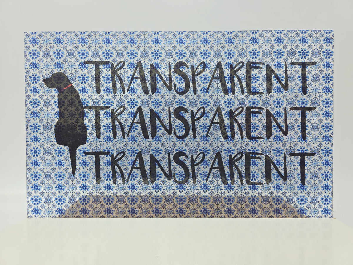 PatternPly® Transparent Chinoiserie Snowflakes MICRO sheet showing the pattern