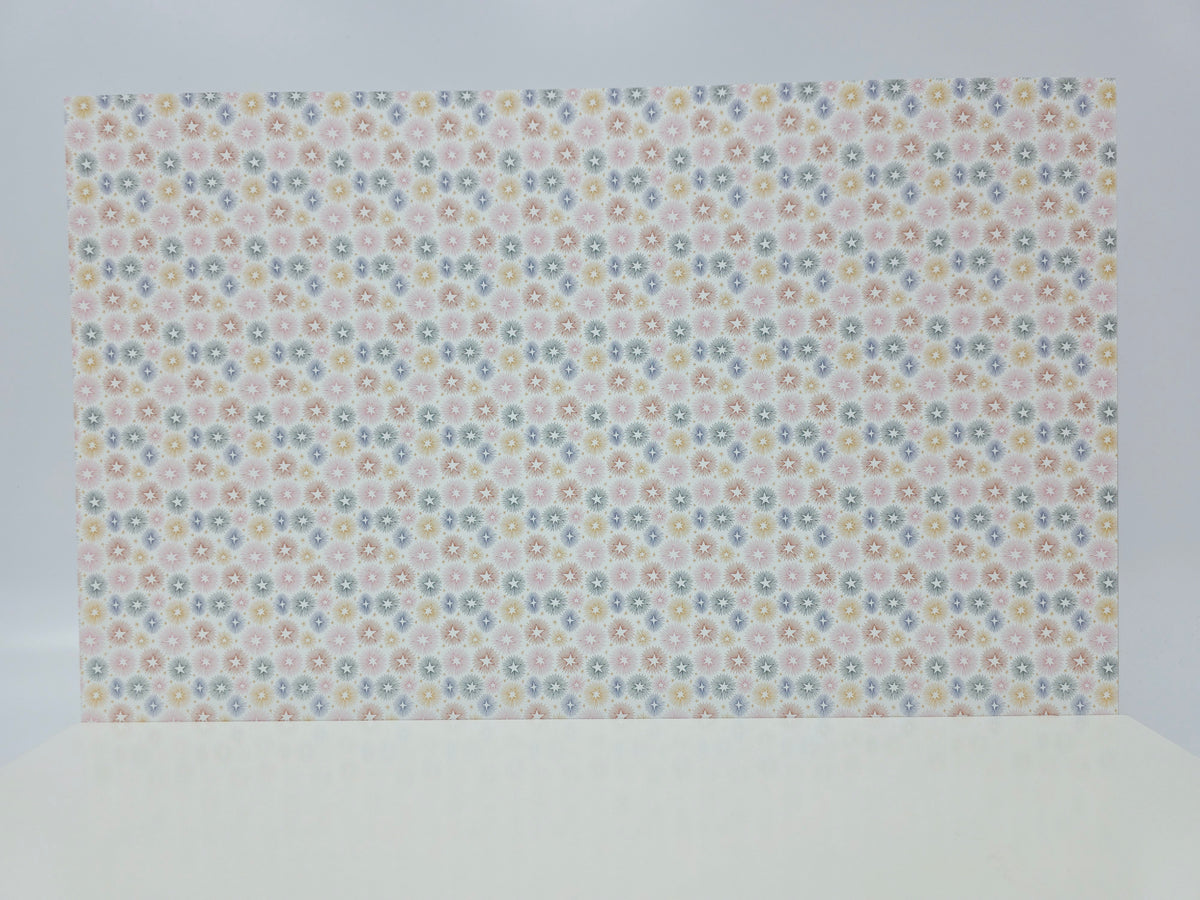 PatternPly® Full Coverage Starburst Doodles White MICRO product photo 2