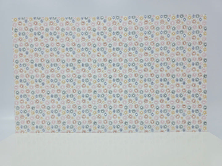 PatternPly® Full Coverage Starburst Doodles White MICRO