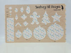 PatternPly® Full Coverage Starburst Doodles White MICRO product photo 3