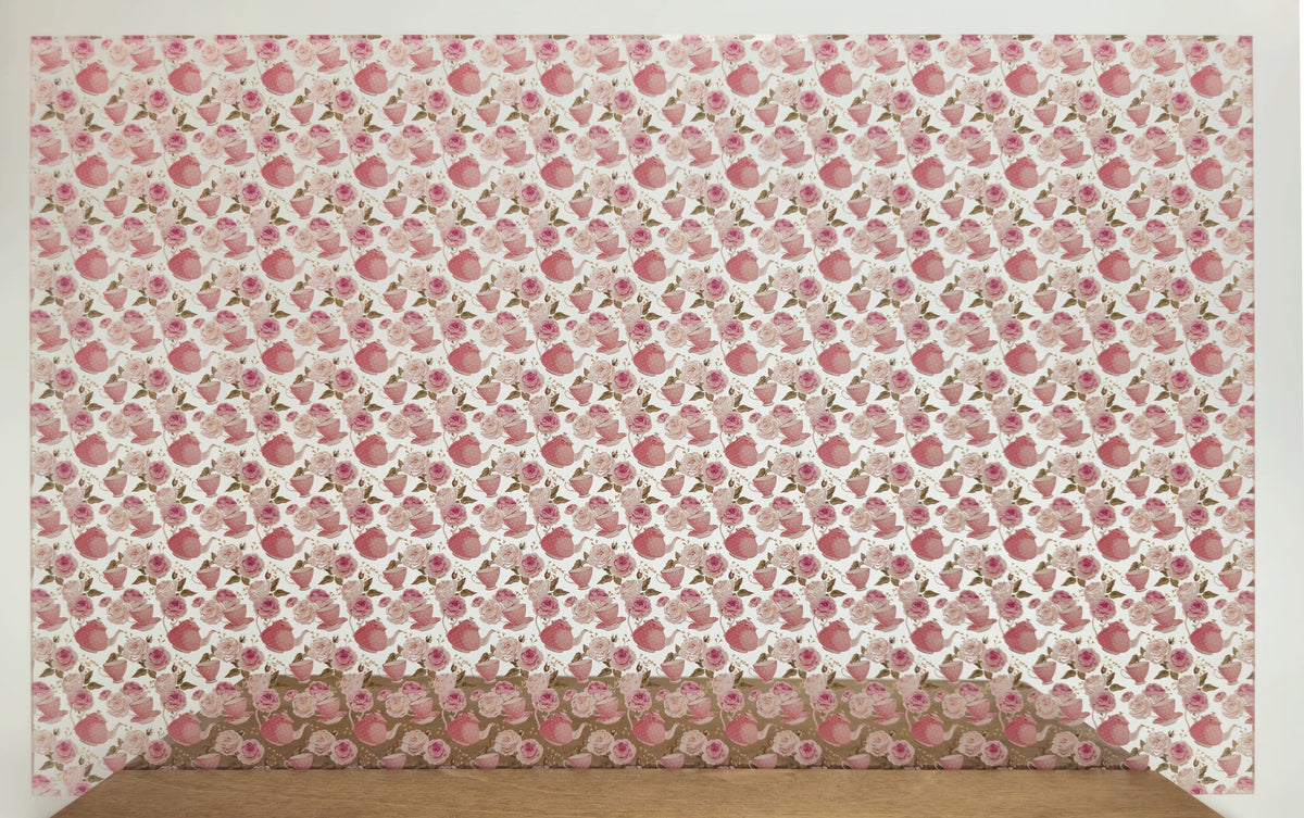PatternPly® Scattered Micro Teapots and Roses product photo 3