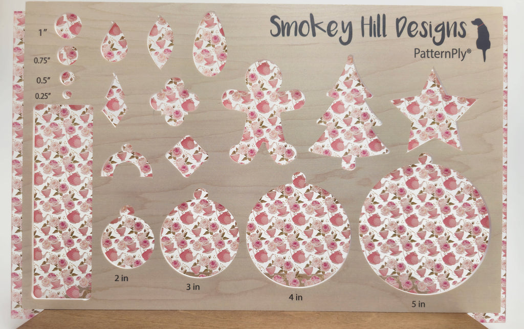 PatternPly® Scattered Micro Teapots and Roses product photo 2